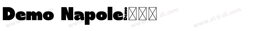 Demo Napole字体转换